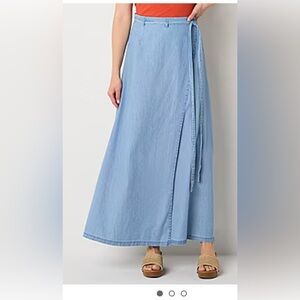 ana Mid Rise Maxi Skirt